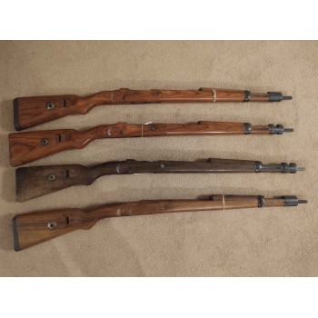 K98 Stock, complete with hardware WWII German Issue matching numbers premium