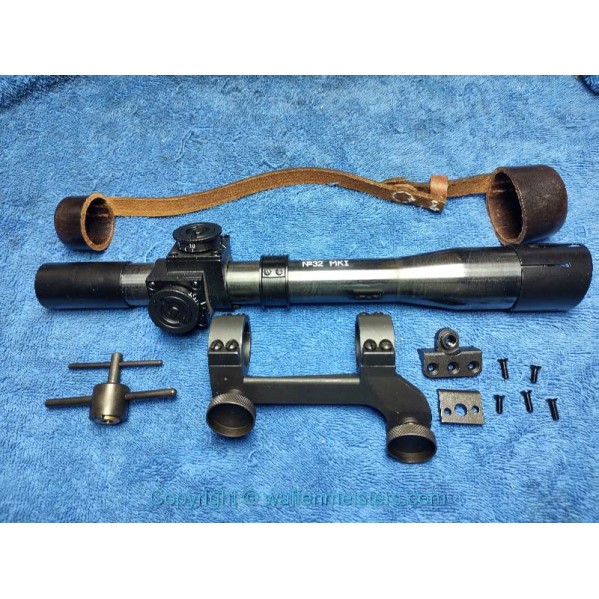 Enfield Mk I SCOPE+ MOUNT + BASE + TOOL + COVER No. 32 MK I Sniper No4 MK1T L42