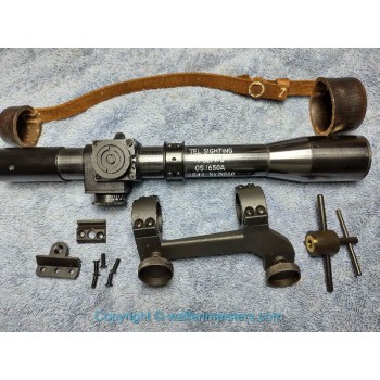 Enfield Mk II SCOPE+ MOUNT + BASE + TOOL + COVER No. 32 MK2 Sniper No4 MK1T L42
