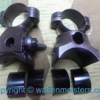 Mauser High Turret Sniper Scope Mount with Split Rings German K98 High Turret Mount