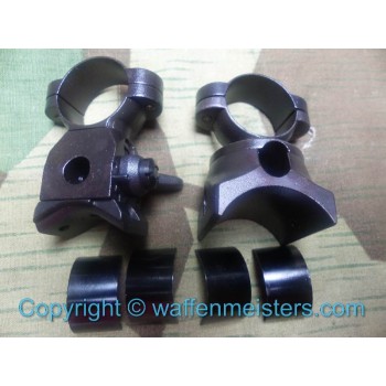 Mauser High Turret Sniper Scope Mount with Split Rings German K98 High Turret Mount