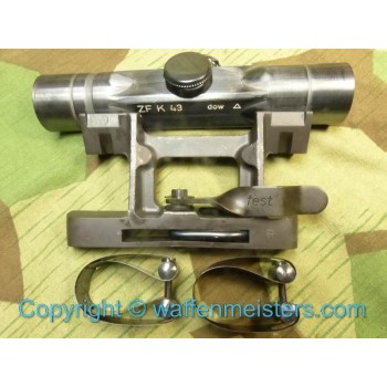 Zf4 Combo, Scope + Mount for the G43 K43 Sniper Rifle WWII German 