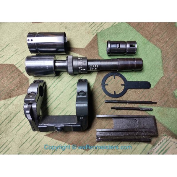 Zf41 Combo, Scope and Mount Set, K98 zf-41 Sniper WWII German 