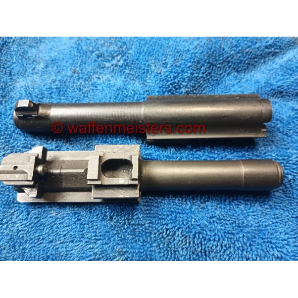P38 barrel, German Walther P1 / P-38 Pistol w/ sight and lock block pin