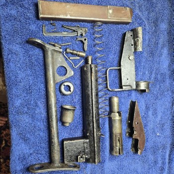 Sten MK III Parts Kit w/ Live Barrel Original British 