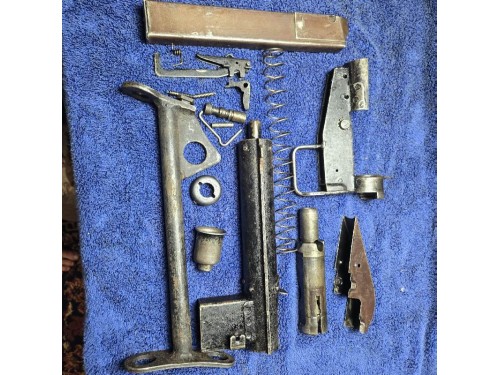 Original British Sten MK III parts kit w/ Live Barrel