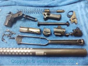 Sterling MK IV SMG Parts Kit 9mm British issue, complete 
