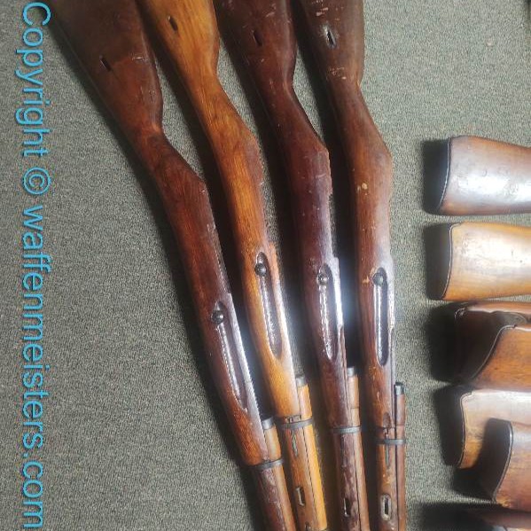 Mosin Nagant M38 or M44 Stock, complete with hardware WWII Russian Issue M-38 M-44