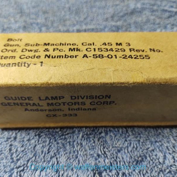 M3 Grease Gun Bolt .45ACP