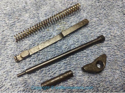 Thompson M1 bolt Internal set - firing pin hammer spring extractor