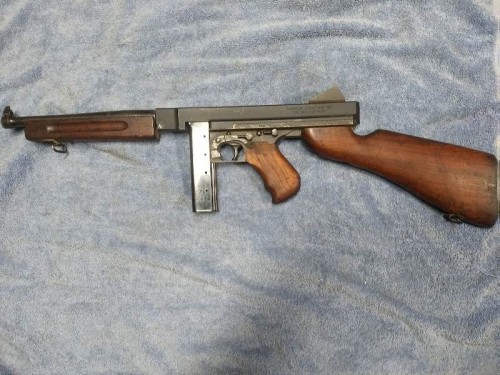 Thompson 1928 SMG Dummy Gun WWII Parts